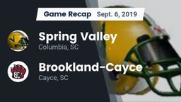 Recap: Spring Valley  vs. Brookland-Cayce  2019