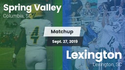 Matchup: Spring Valley vs. Lexington  2019