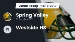 Recap: Spring Valley  vs. Westside HS 2019