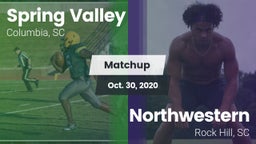 Matchup: Spring Valley vs. Northwestern  2020