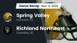 Recap: Spring Valley  vs. Richland Northeast  2020