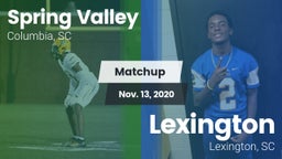 Matchup: Spring Valley vs. Lexington  2020