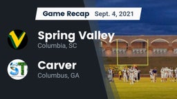 Recap: Spring Valley  vs. Carver  2021