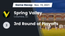 Recap: Spring Valley  vs. 3rd Round of Playoffs 2021