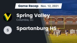 Recap: Spring Valley  vs. Spartanburg HS 2021