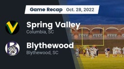 Recap: Spring Valley  vs. Blythewood  2022