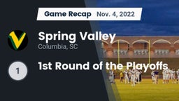 Recap: Spring Valley  vs. 1st Round of the Playoffs 2022