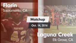 Matchup: Florin  vs. Laguna Creek  2016