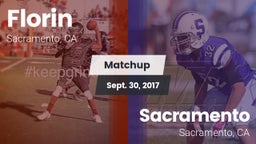 Matchup: Florin  vs. Sacramento  2017