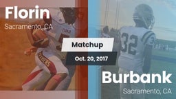 Matchup: Florin  vs. Burbank  2017