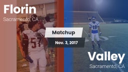 Matchup: Florin  vs. Valley  2017