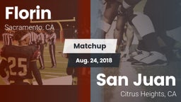 Matchup: Florin  vs. San Juan  2018
