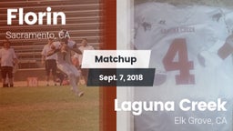 Matchup: Florin  vs. Laguna Creek  2018