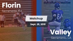 Matchup: Florin  vs. Valley  2018