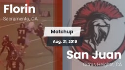 Matchup: Florin  vs. San Juan  2019