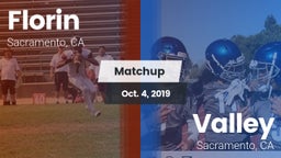 Matchup: Florin  vs. Valley  2019