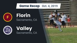 Recap: Florin  vs. Valley  2019