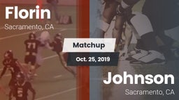 Matchup: Florin  vs. Johnson  2019