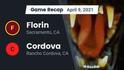 Recap: Florin  vs. Cordova  2021
