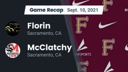 Recap: Florin  vs. McClatchy  2021