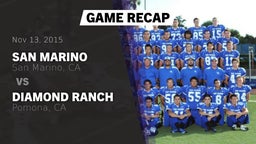 Recap: San Marino  vs. Diamond Ranch  2015