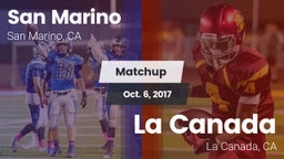 Matchup: San Marino High vs. La Canada  2017