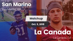 Matchup: San Marino High vs. La Canada  2018