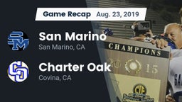 Recap: San Marino  vs. Charter Oak  2019