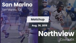 Matchup: San Marino High vs. Northview  2019