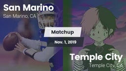 Matchup: San Marino High vs. Temple City  2019