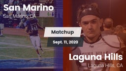 Matchup: San Marino High vs. Laguna Hills  2020