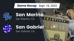 Recap: San Marino  vs. San Gabriel  2022
