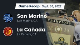 Recap: San Marino  vs. La Cañada  2022