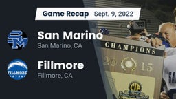 Recap: San Marino  vs. Fillmore  2022