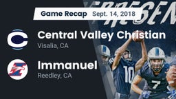 Recap: Central Valley Christian vs. Immanuel  2018