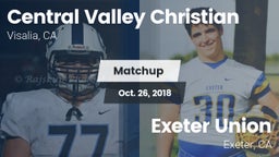 Matchup: Central Valley vs. Exeter Union  2018