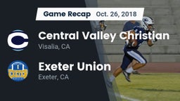 Recap: Central Valley Christian vs. Exeter Union  2018