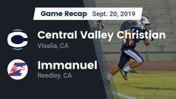 Recap: Central Valley Christian vs. Immanuel  2019