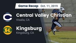 Recap: Central Valley Christian vs. Kingsburg  2019