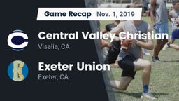 Recap: Central Valley Christian vs. Exeter Union  2019