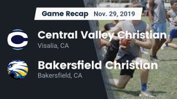 Recap: Central Valley Christian vs. Bakersfield Christian  2019