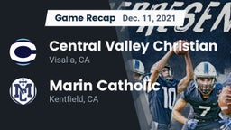 Recap: Central Valley Christian vs. Marin Catholic  2021