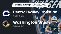 Recap: Central Valley Christian vs. Washington Union  2022