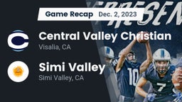 Recap: Central Valley Christian vs. Simi Valley  2023