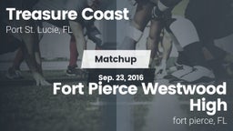 Matchup: Treasure Coast High vs. Fort Pierce Westwood High 2016