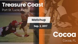 Matchup: Treasure Coast High vs. Cocoa  2017