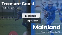 Matchup: Treasure Coast High vs. Mainland  2017