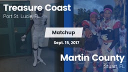 Matchup: Treasure Coast High vs. Martin County  2017