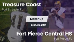Matchup: Treasure Coast High vs. Fort Pierce Central HS 2017