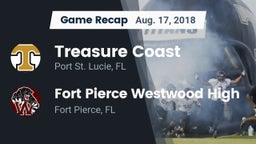 Recap: Treasure Coast  vs. Fort Pierce Westwood High 2018